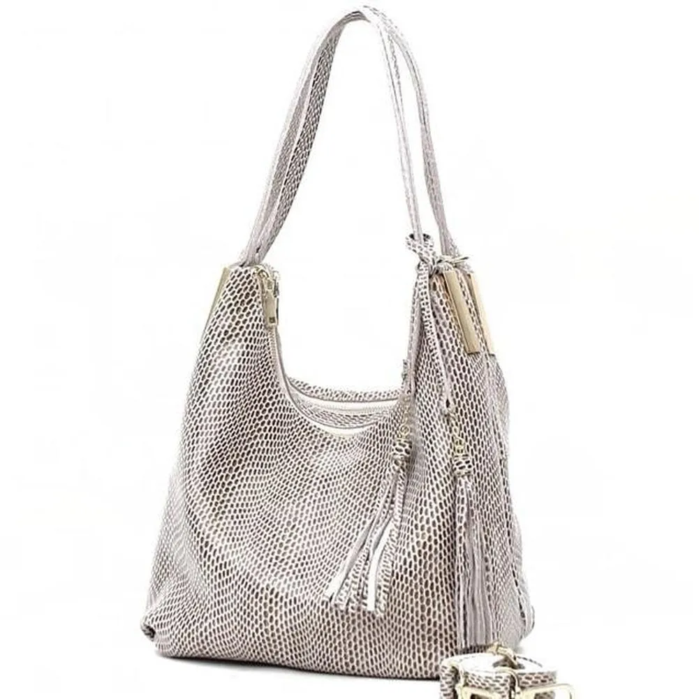 Hobo / Tote Bag <br>Genuine-Leather