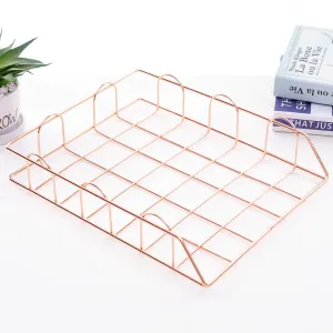 Homlly keii Gold Document Tray