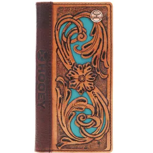 Hooey Cash Hand-Tooled Leather Rodeo Wallet