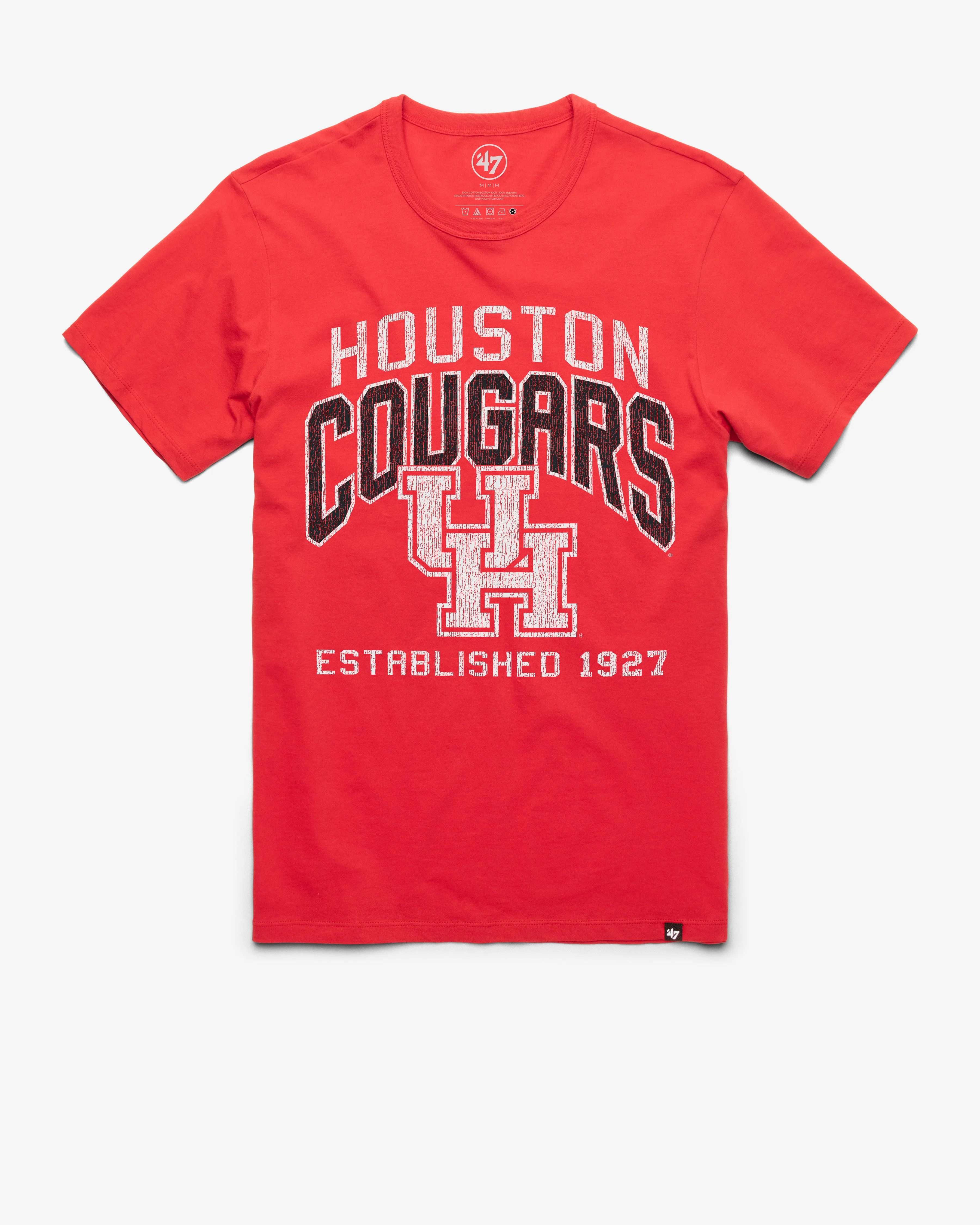 HOUSTON COUGARS TURNED UP '47 FRANKLIN TEE