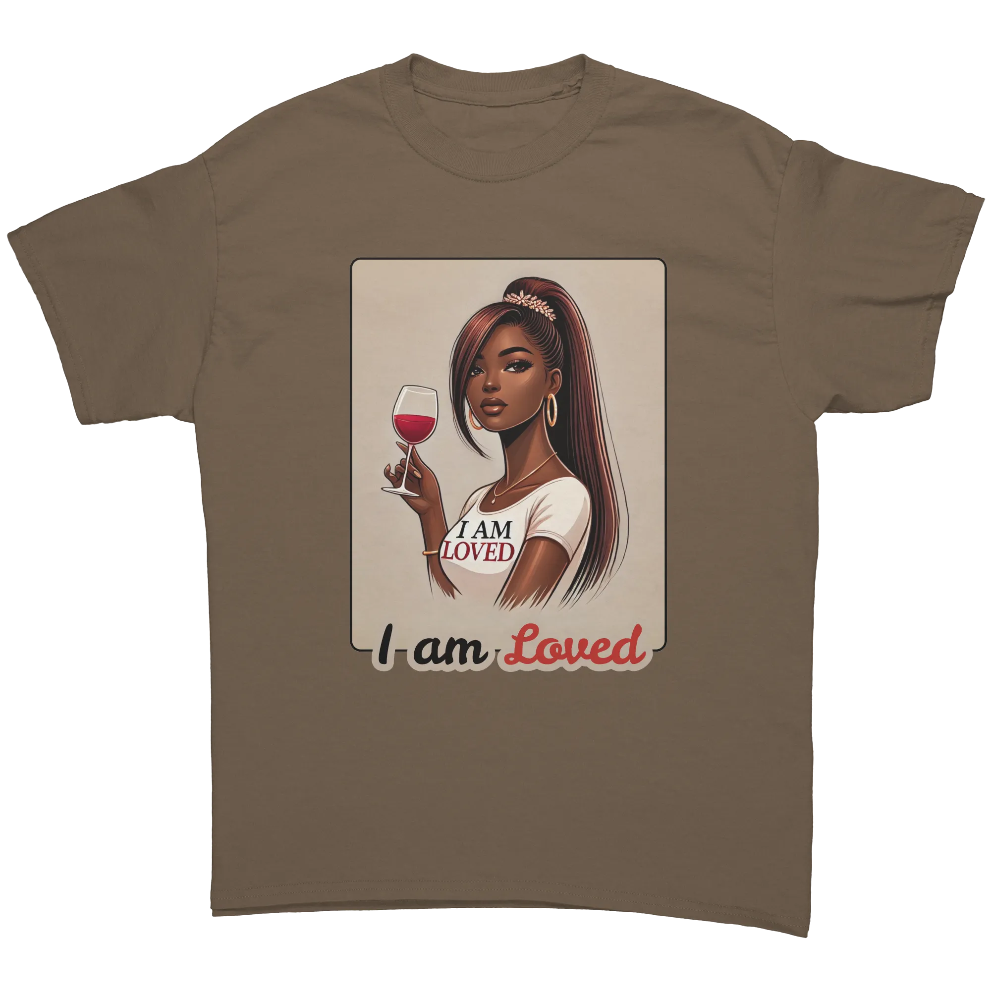 I Am Loved Shirt, Valentines Womens Tshirt, Valentine Shirt, Valentines Gift For Her, Valentine Clothing, Womens Clothing, Graphic tee