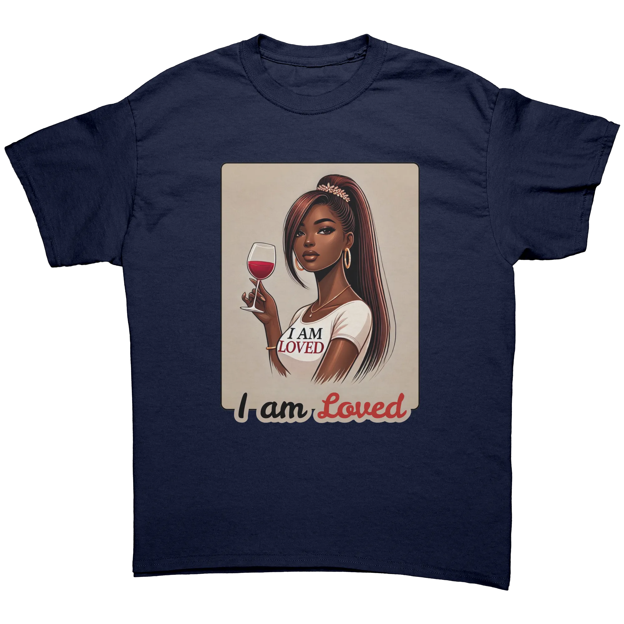 I Am Loved Shirt, Valentines Womens Tshirt, Valentine Shirt, Valentines Gift For Her, Valentine Clothing, Womens Clothing, Graphic tee