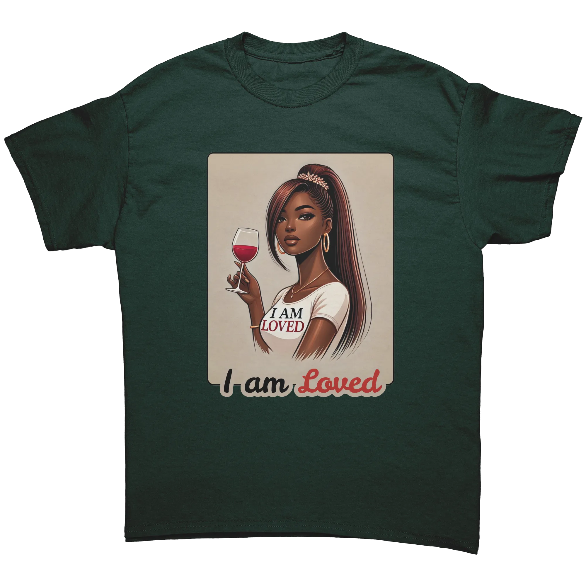 I Am Loved Shirt, Valentines Womens Tshirt, Valentine Shirt, Valentines Gift For Her, Valentine Clothing, Womens Clothing, Graphic tee