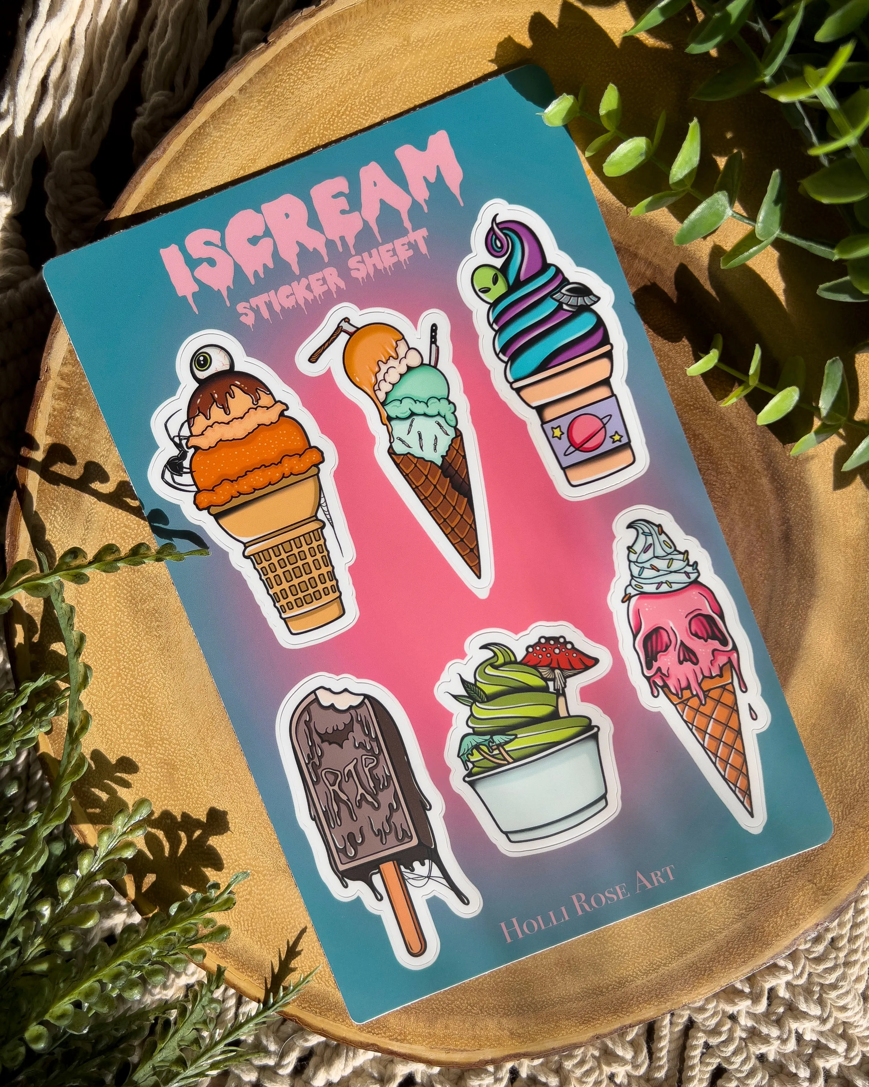 I SCREAM Sticker Sheet