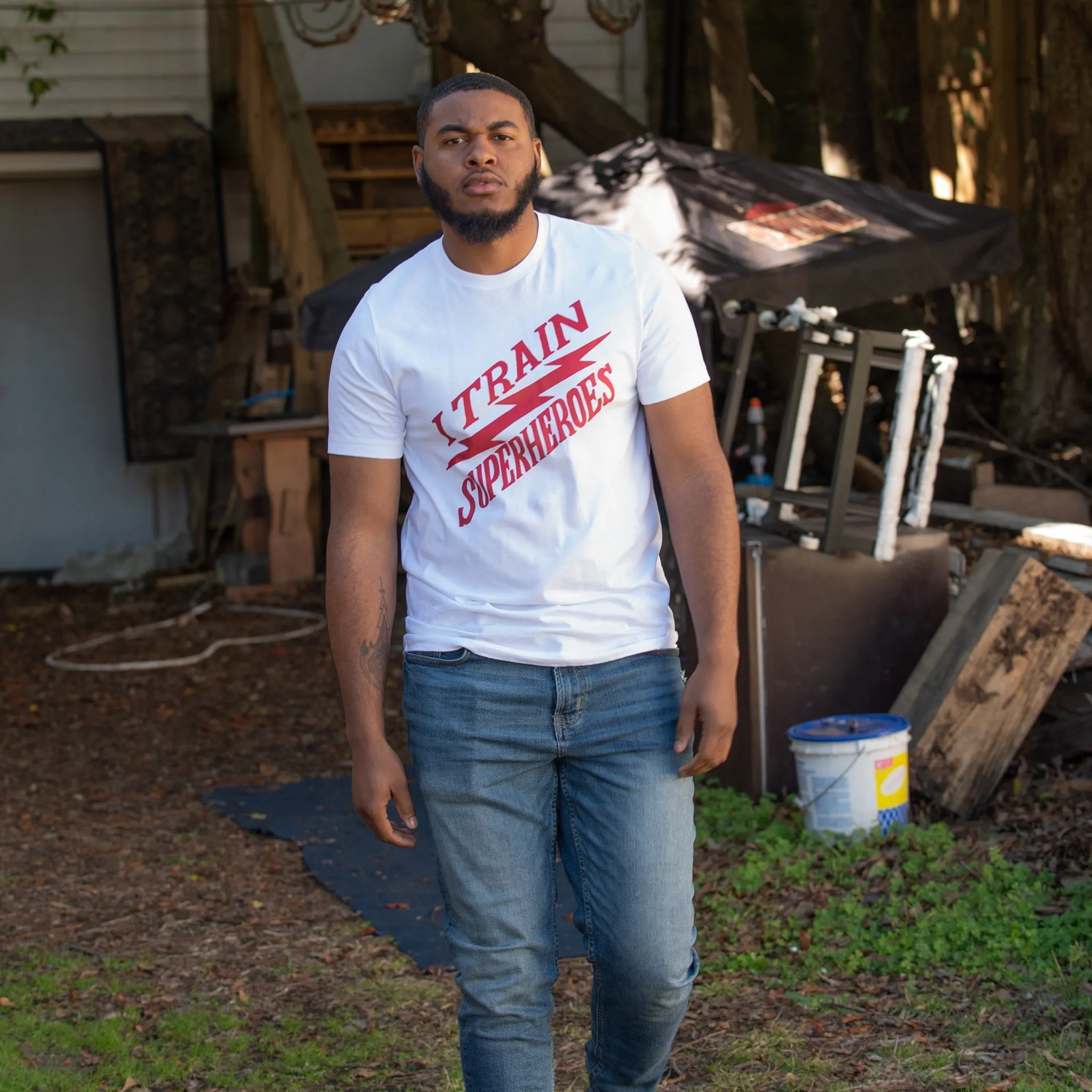 I Train Superheroes Tee