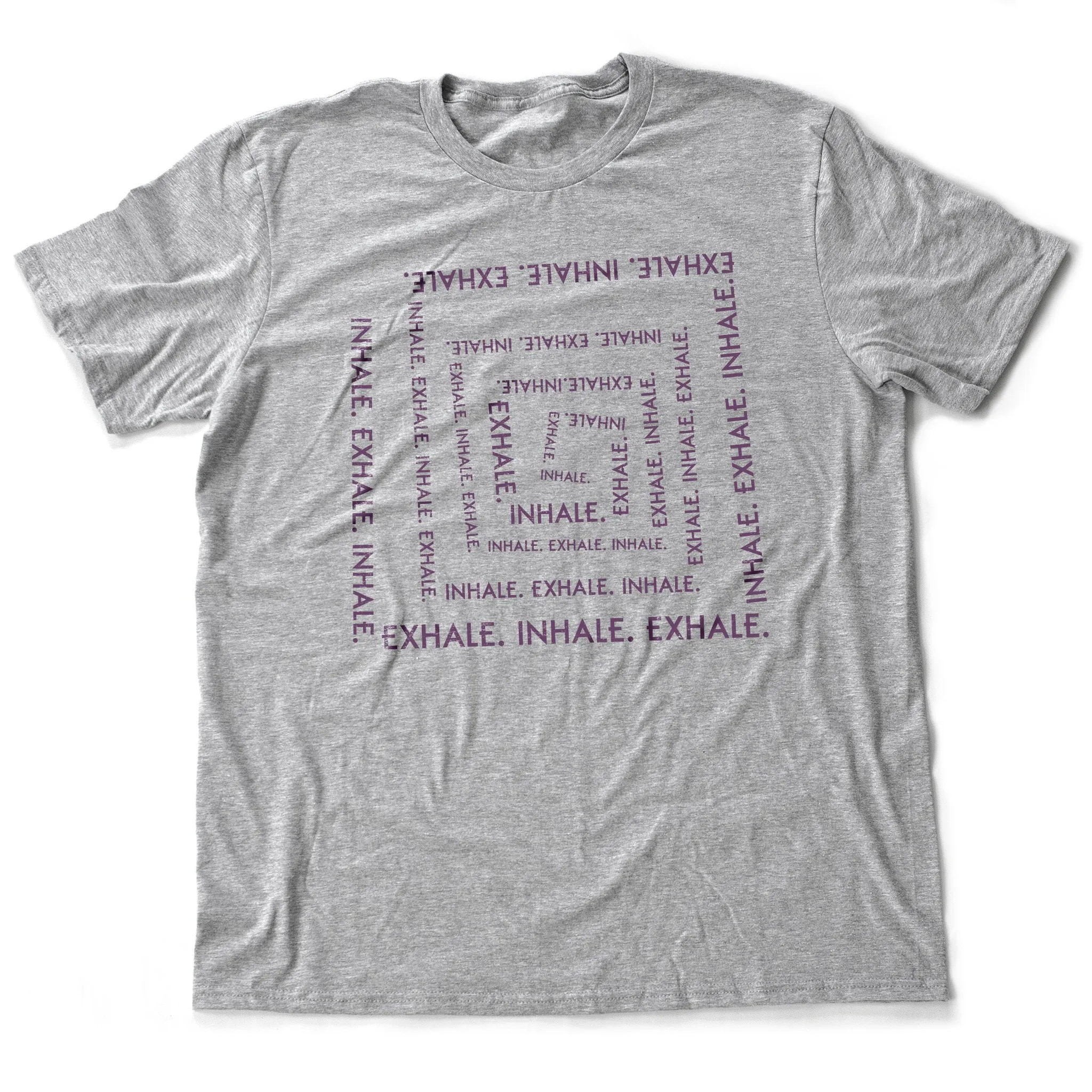 Inhale. Exhale. Inhale.... — Yoga / Zen premium unisex t-shirt