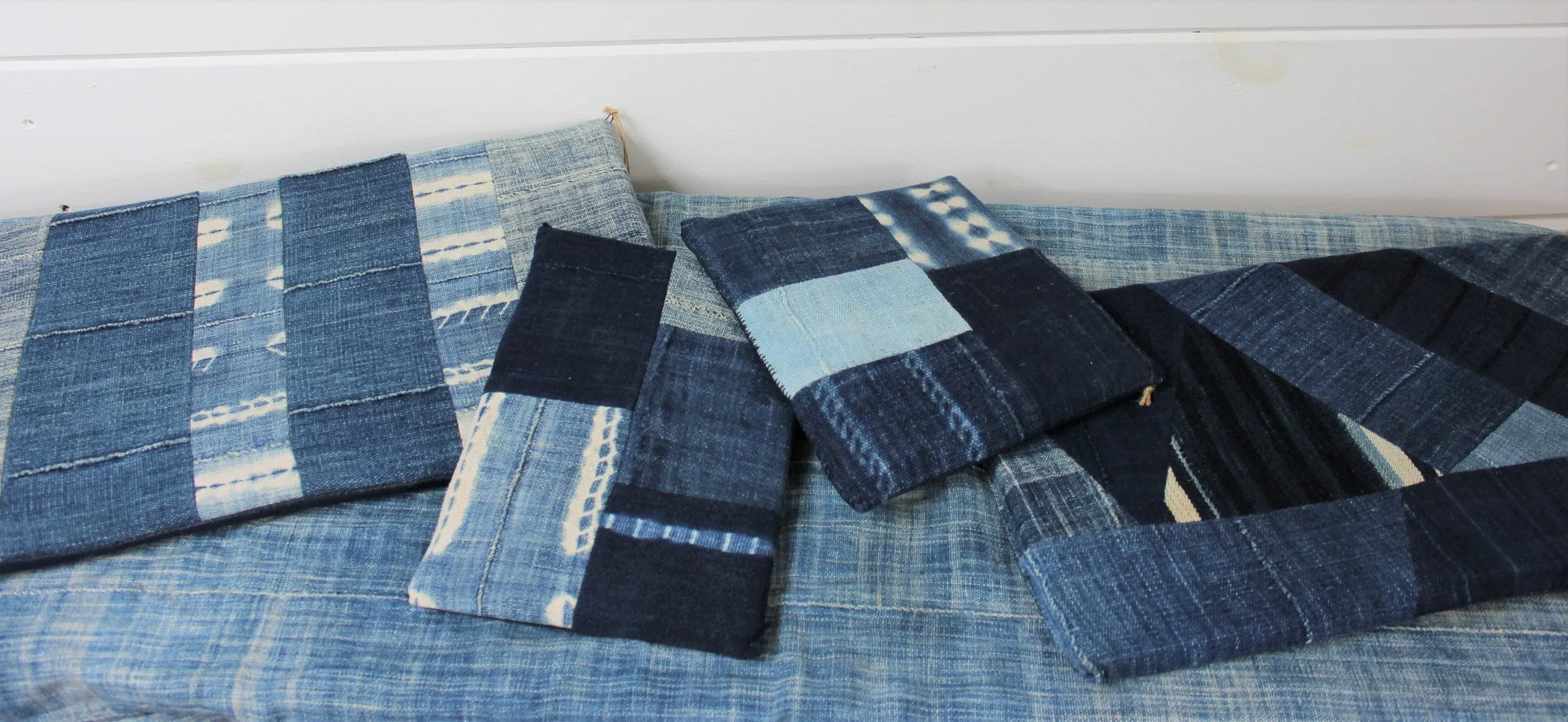 Inidgo Patchwork Trivets