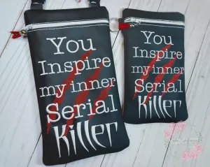 Inner Serial Killer ITH Bag 4 sizes available machine embroidery design DIGITAL DOWNLOAD