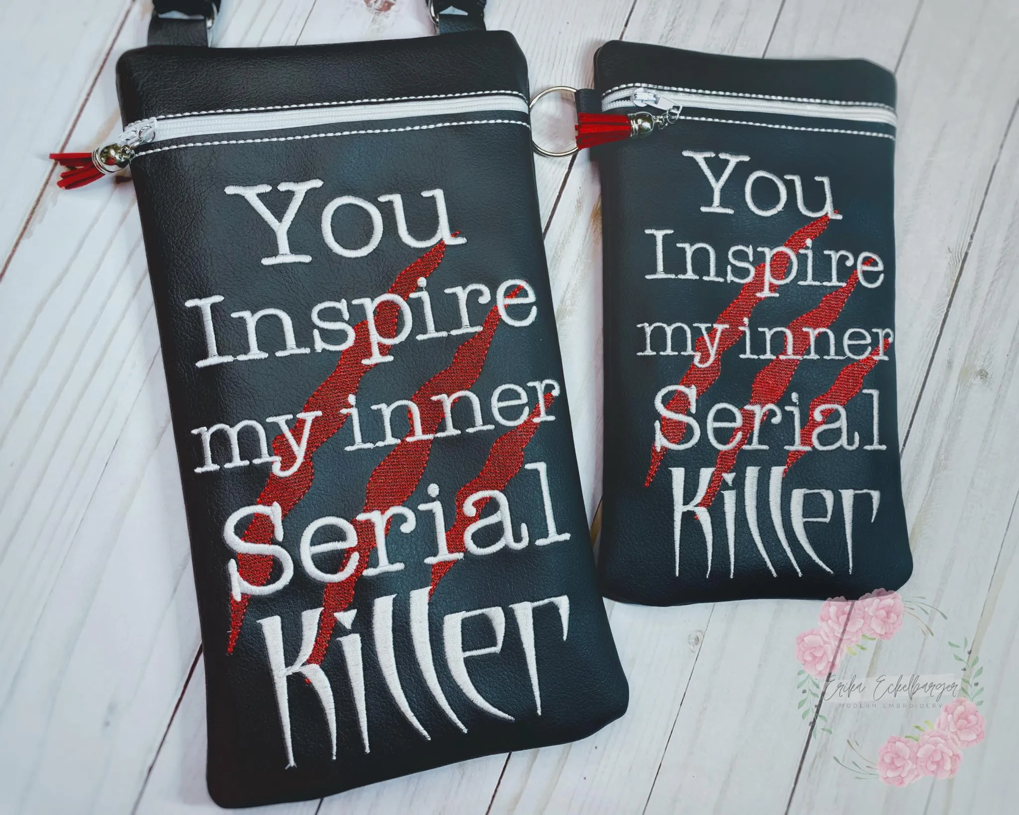 Inner Serial Killer ITH Bag 4 sizes available machine embroidery design DIGITAL DOWNLOAD