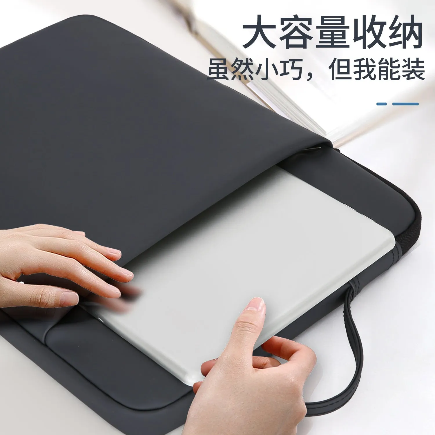 INSTOCK - leather computer liner bag  for men