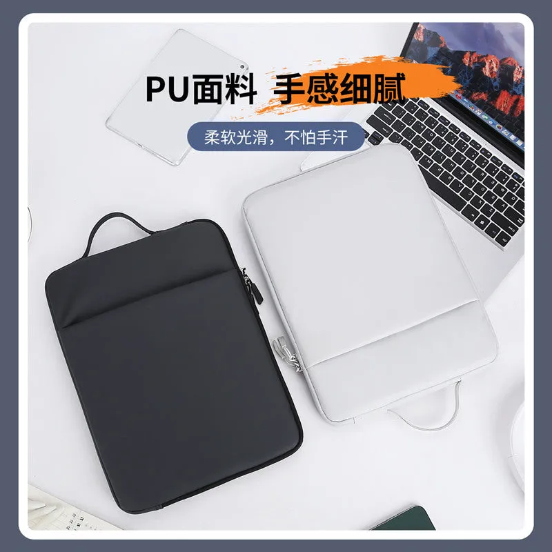 INSTOCK - leather computer liner bag  for men