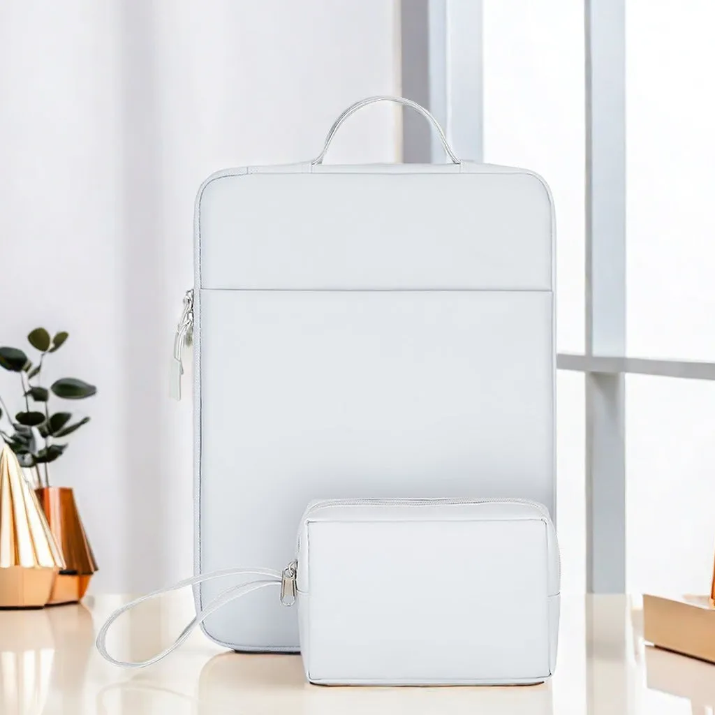 INSTOCK - leather computer liner bag  for men