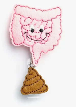 Intestine Badge Reel Holder