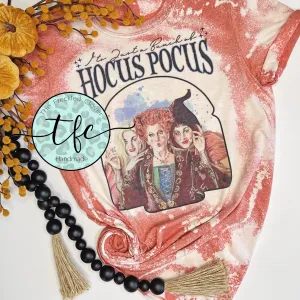 {It's Just A Bunch Of H0cus P0cus} distressed tee