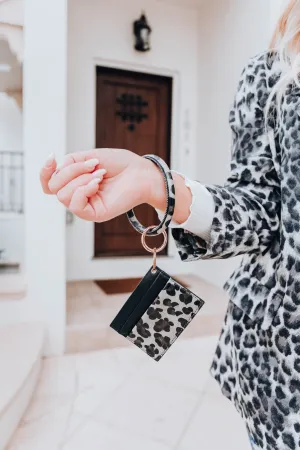 Izzy ID Card Wristlet Keyring - Black