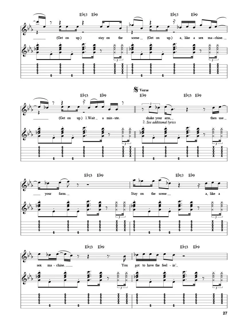 James Brown Guitar Play-Along