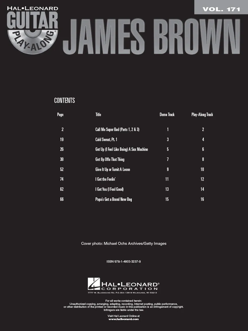 James Brown Guitar Play-Along