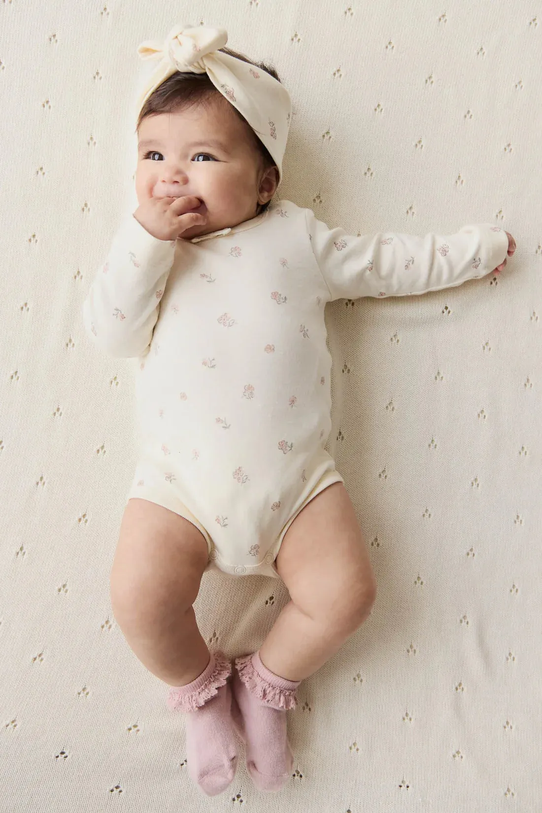 Jamie Kay Long Sleeve Bodysuit - Meredith Egret