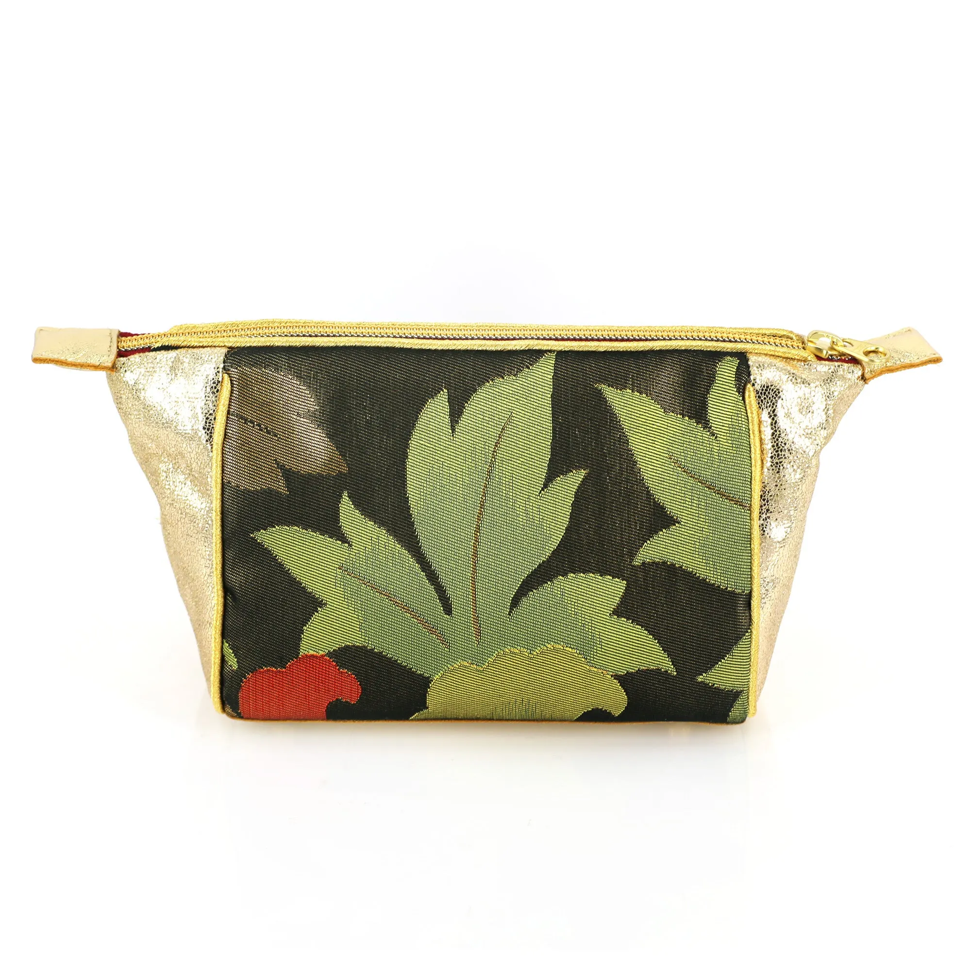 Japanese Kimono Camellia Kimono Travel / Make-up Bag | Refashioned from vintage kimono