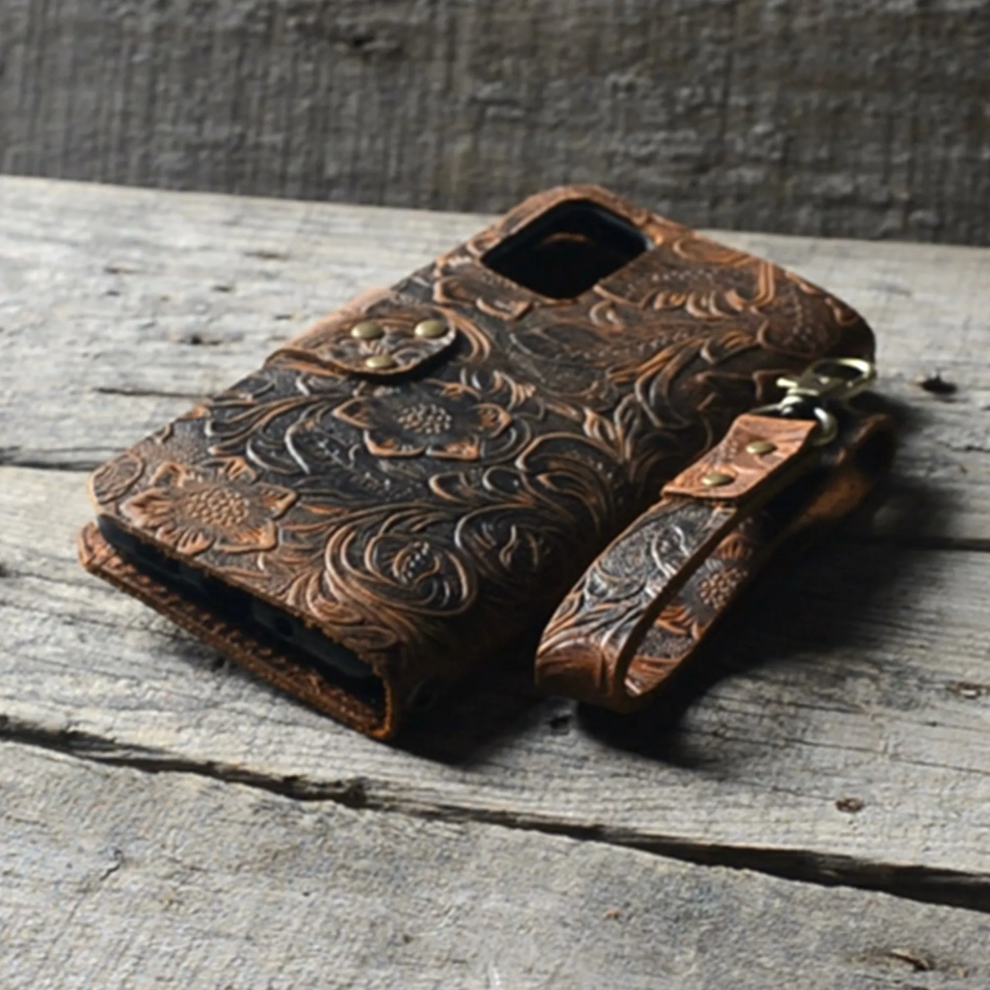 JJNUSA Handmade Samsung Galaxy S20 5G Leather Wallet Case