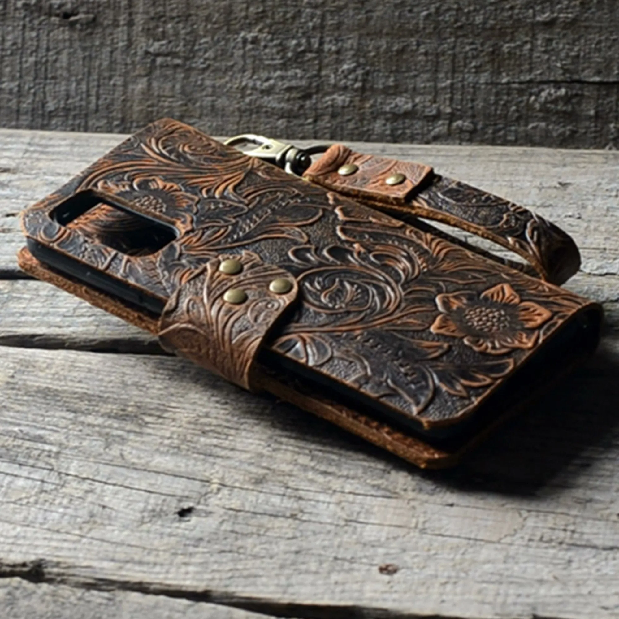 JJNUSA Handmade Samsung Galaxy S20 5G Leather Wallet Case