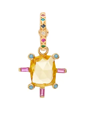 Juno Earring with Citrine