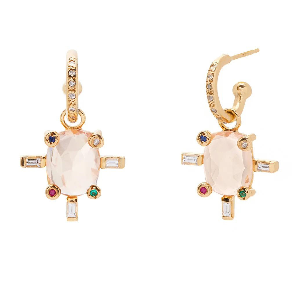 Juno Earring with Morganite