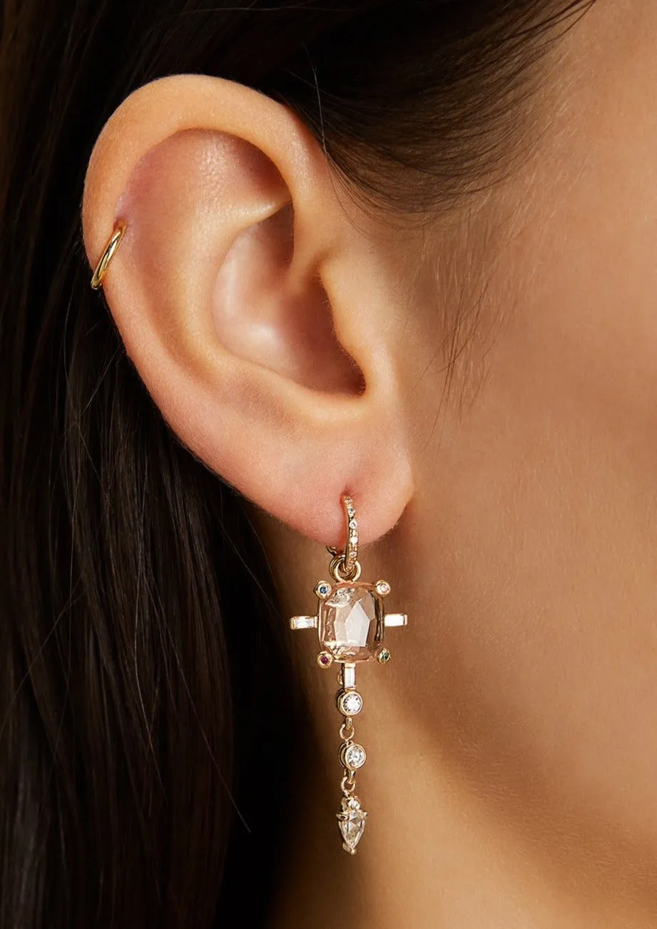 Juno Earring with Morganite