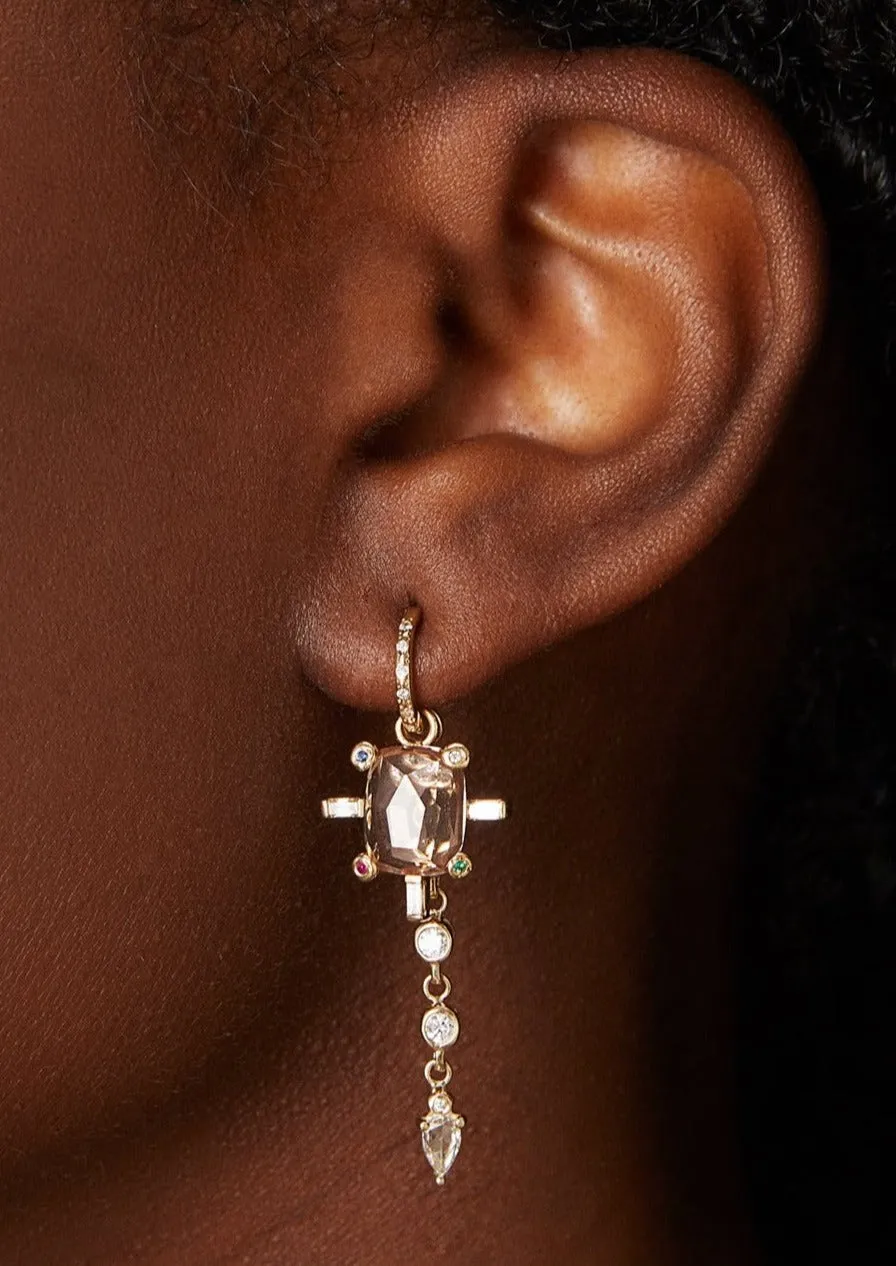 Juno Earring with Morganite