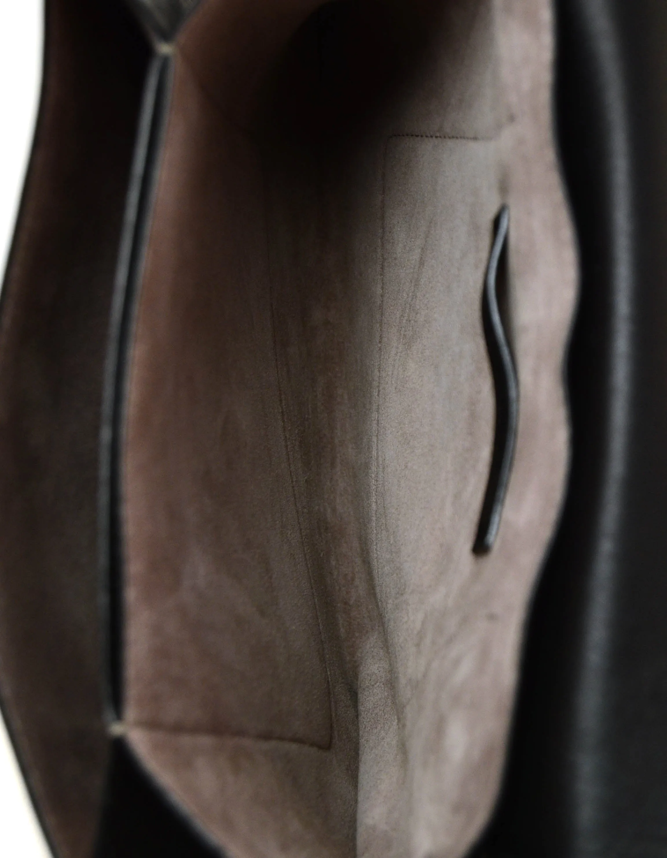 J.W. Anderson Black Leather Silver Disc Crossbody