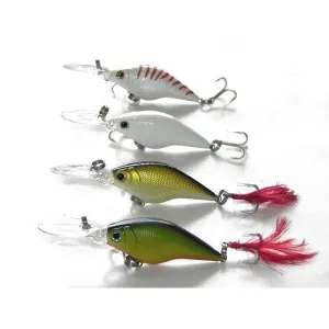 Kamikaze Hard Body Four Lures and Bag 9.5cm - Snoopy B