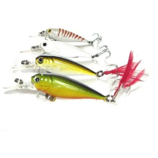 Kamikaze Hard Body Lures and Bag 7cm - Shallow Diver B