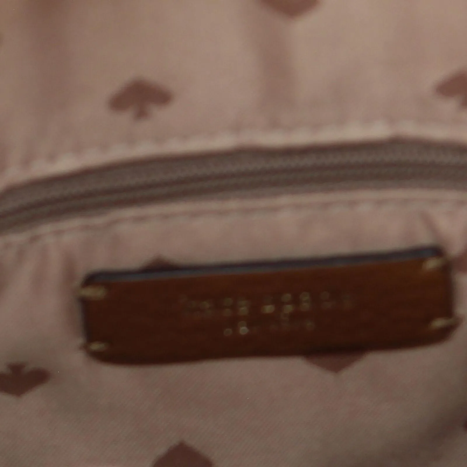 Kate Spade New York Top-Zip Leather Crossbody Bag Warm Gingerbread Brown