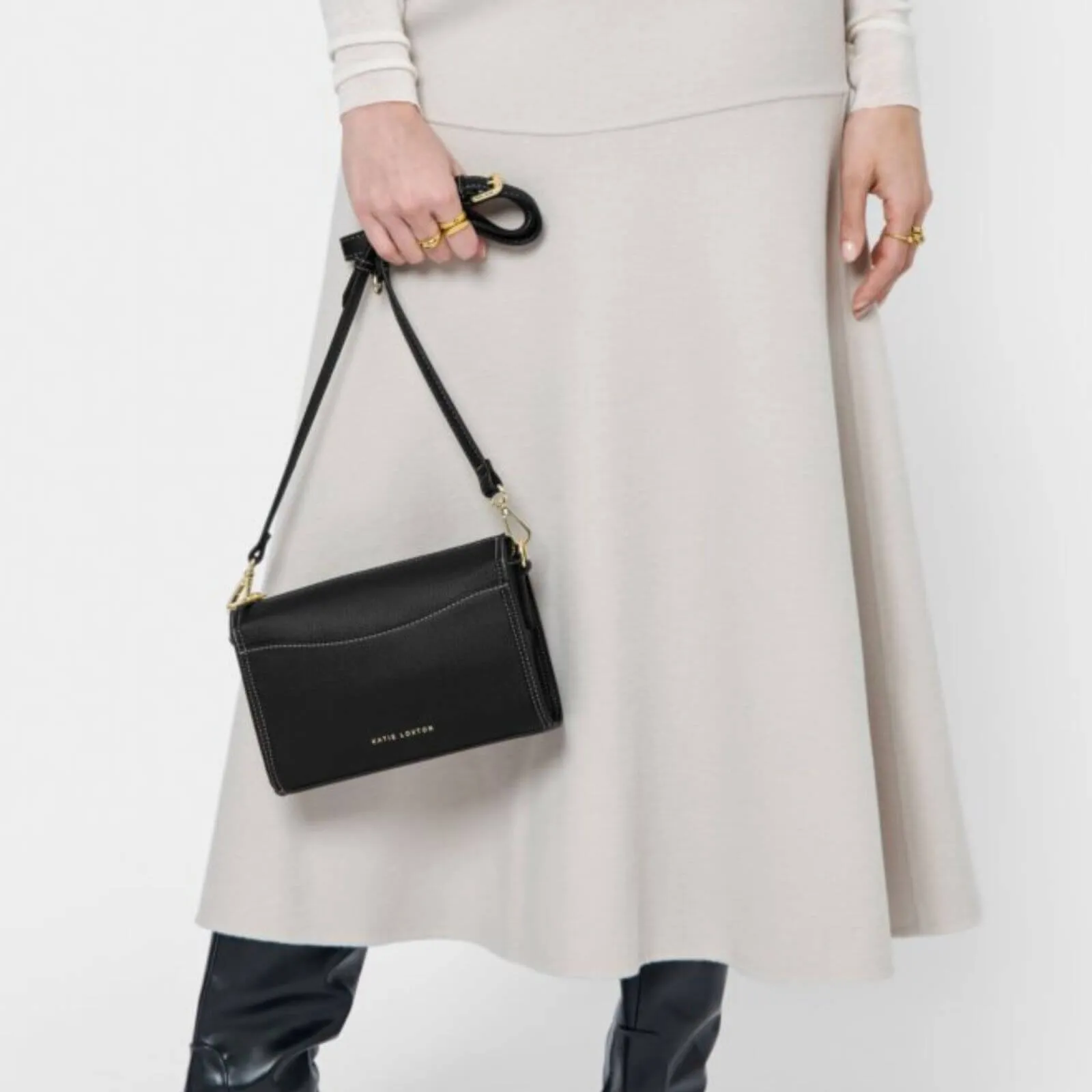 Katie Loxton Perri Crossbody Bag - Black