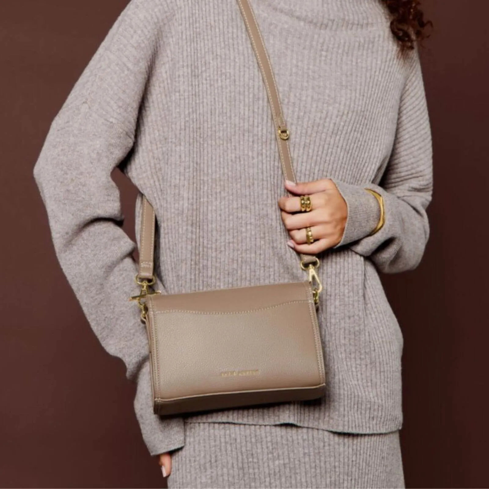 Katie Loxton Perri Crossbody Bag - Mocha