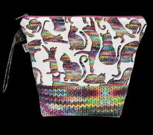 Knit Cats - Project Bag - Medium