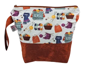 Knit Knit Knit - Project Bag - Small