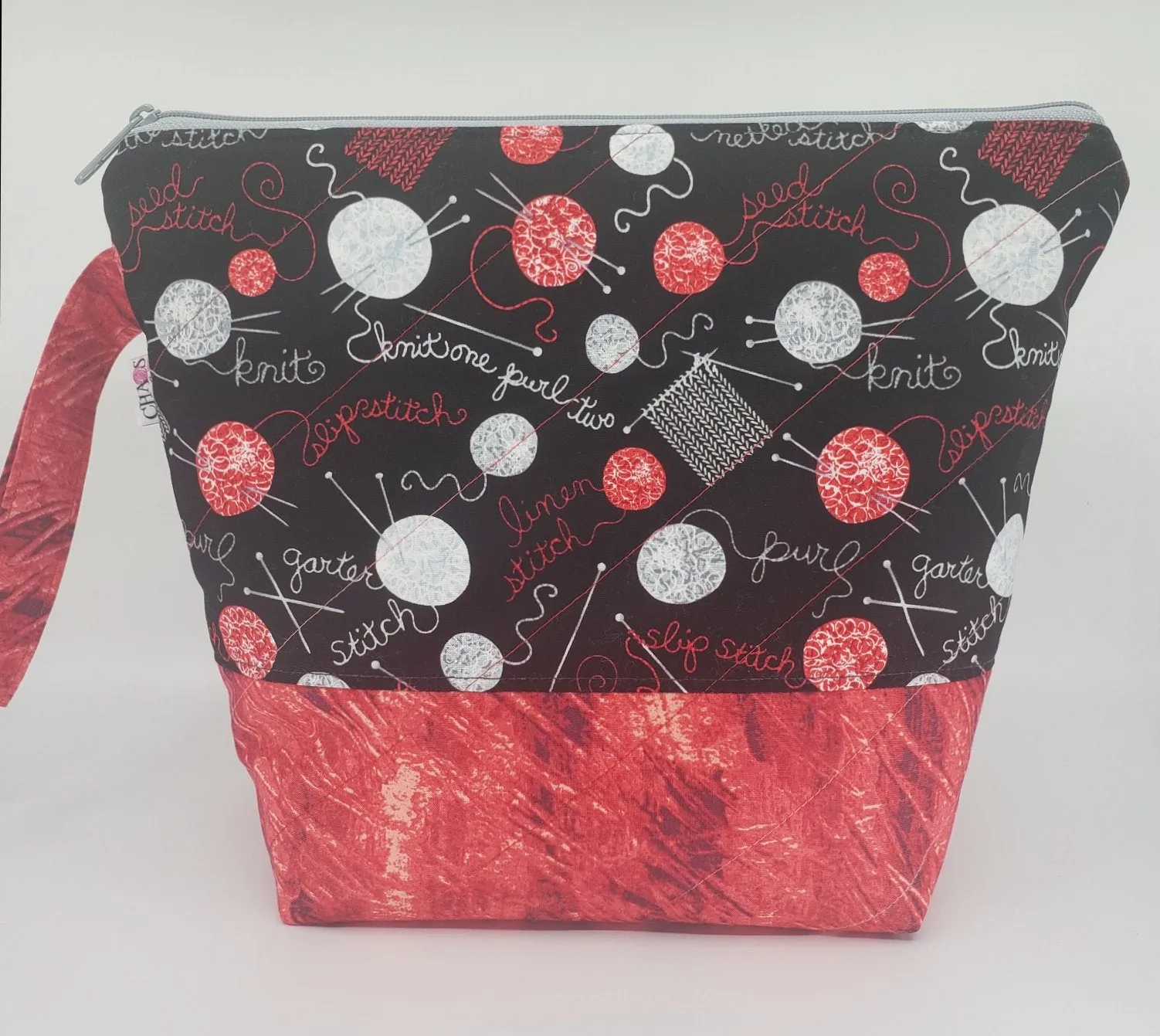 Knit Stitches - Project Bag - Medium