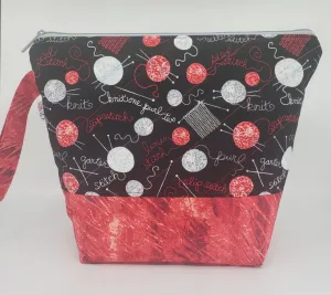 Knit Stitches - Project Bag - Medium