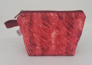 Knit Stitches Red - Notions Bag