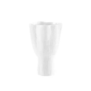 Krissa Large Vase / Blanc de Chine