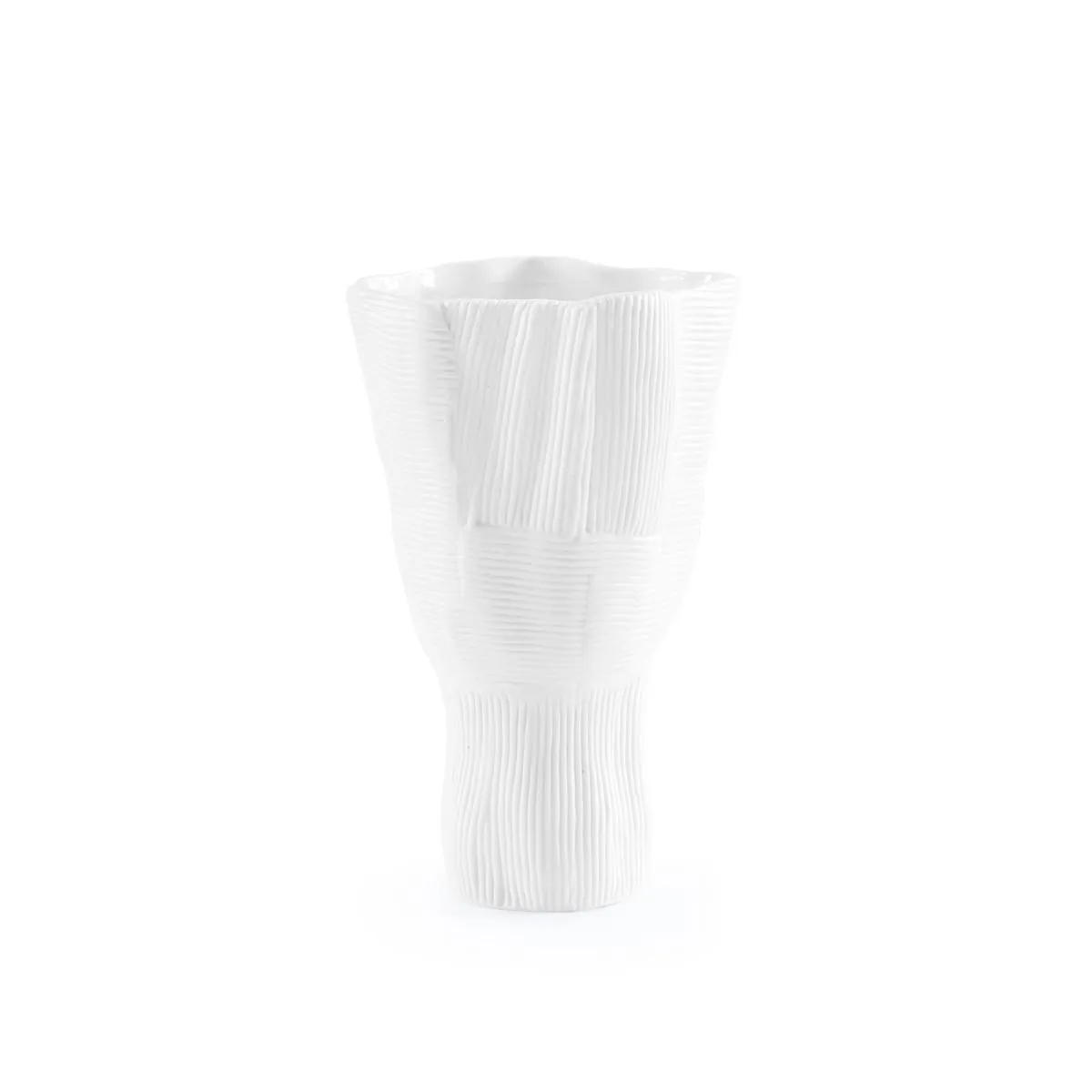 Krissa Large Vase / Blanc de Chine