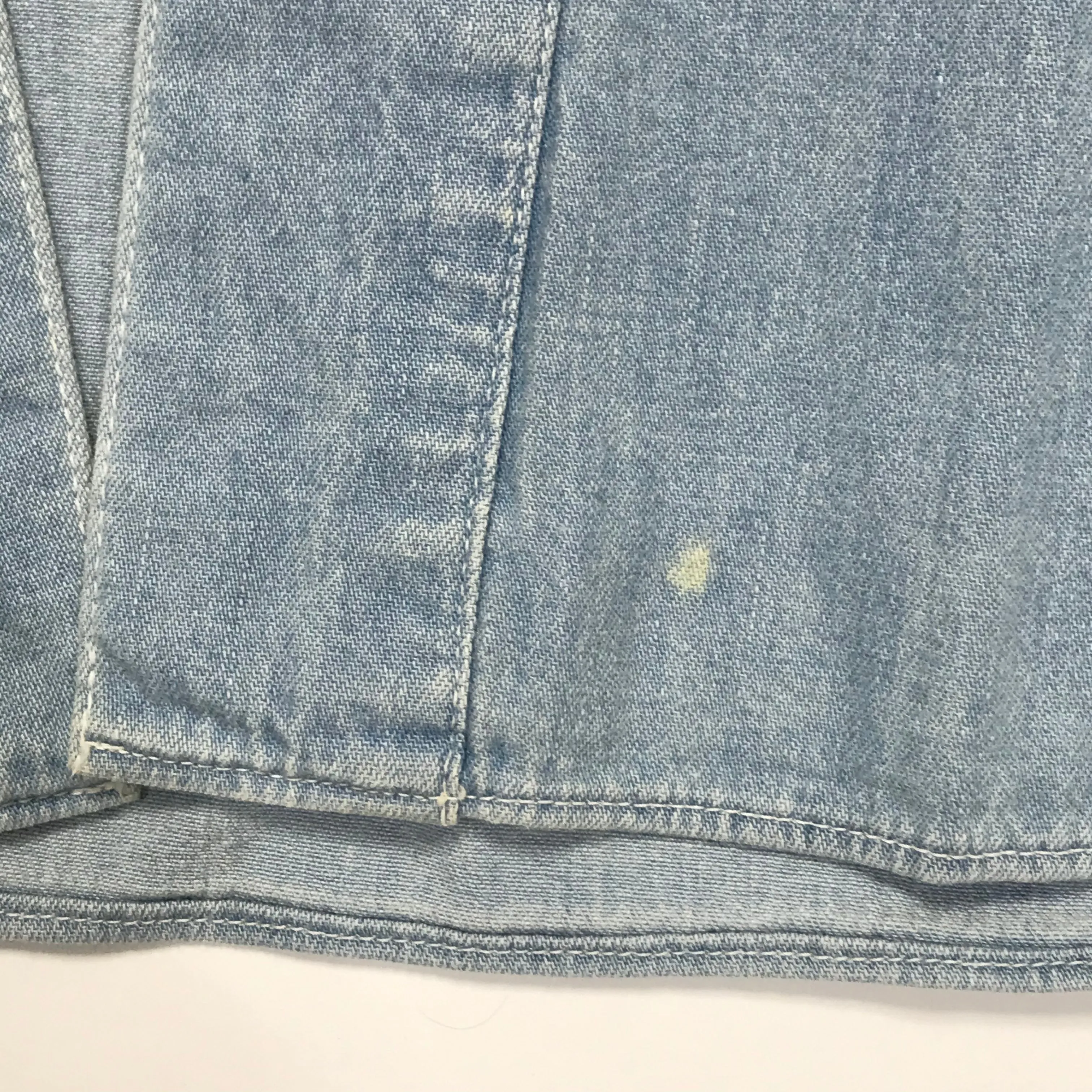 [L] Visvim SS Lhamo Shirt Damaged Indigo