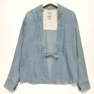 [L] Visvim SS Lhamo Shirt Damaged Indigo