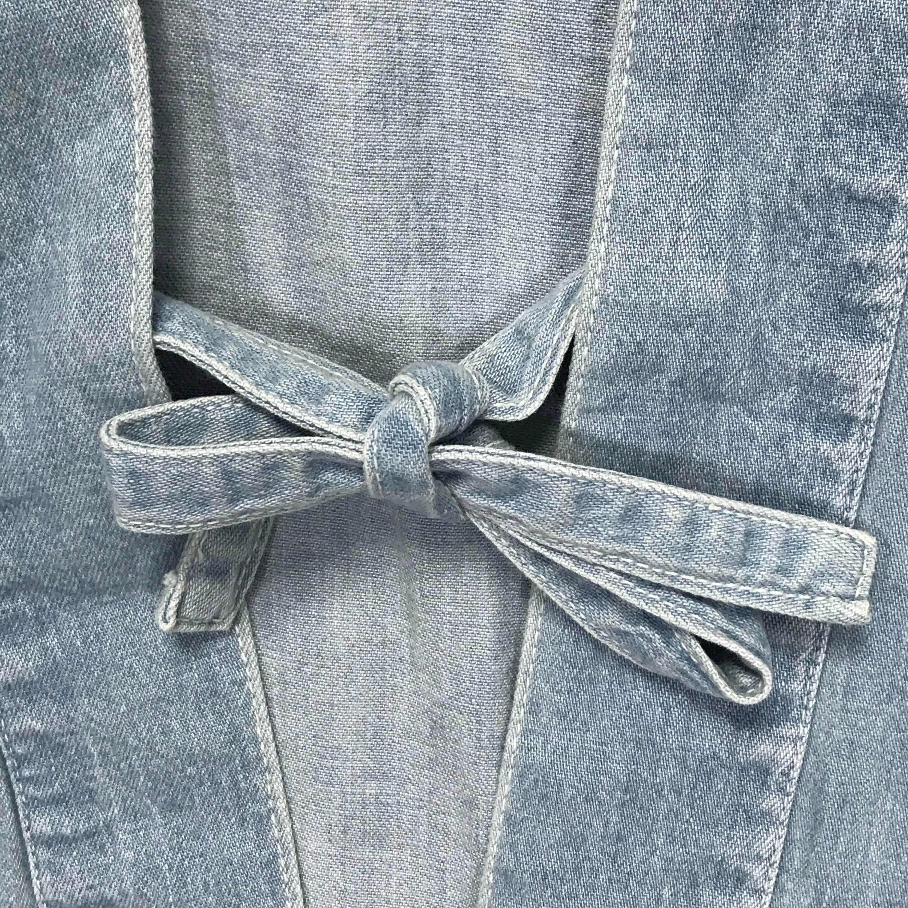 [L] Visvim SS Lhamo Shirt Damaged Indigo