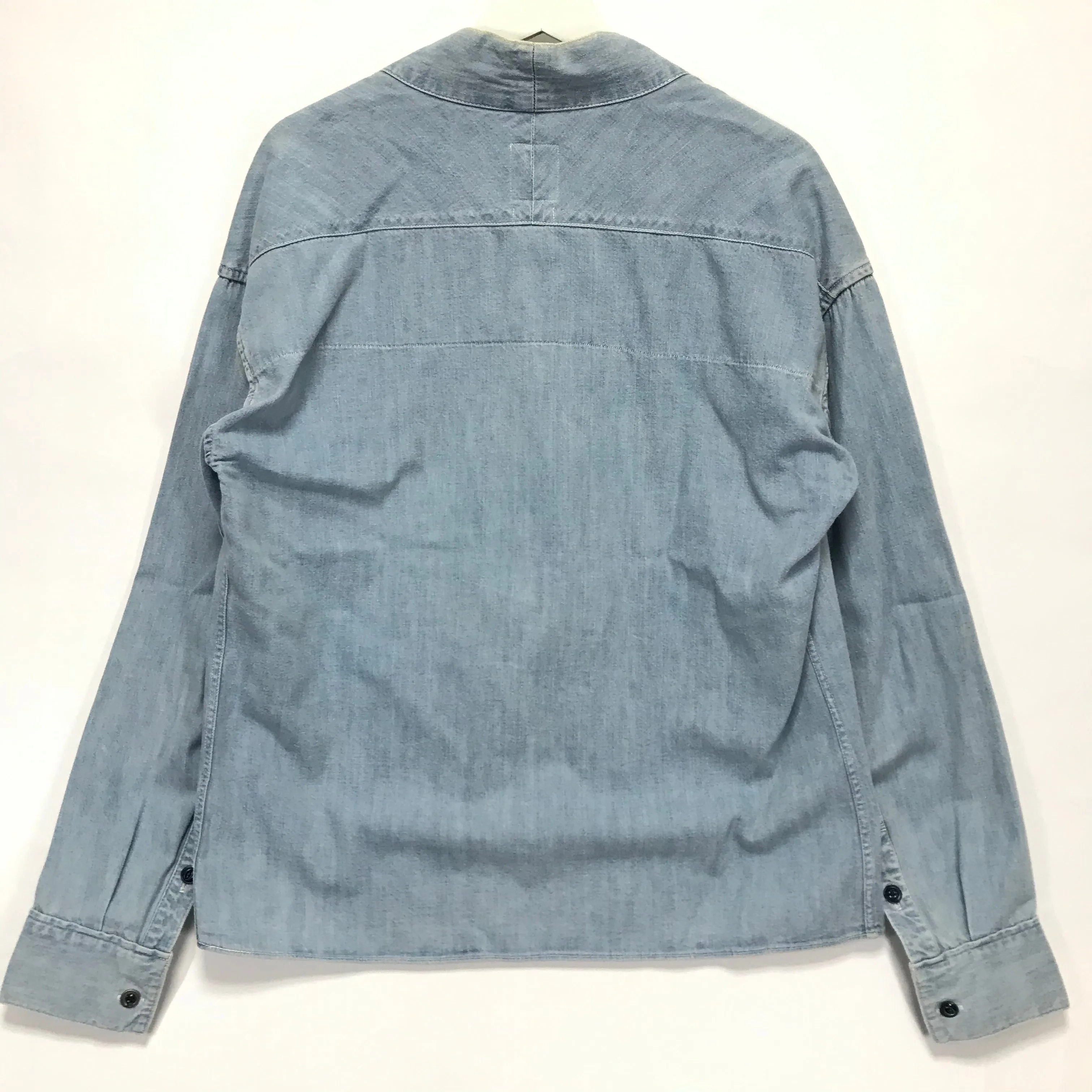[L] Visvim SS Lhamo Shirt Damaged Indigo