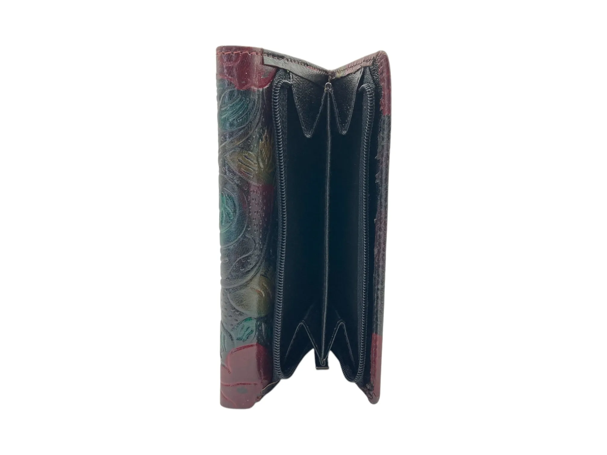 Ladies Wallet  Medium With Zipper, Trifold Wallet With Coin Pocket # 1681