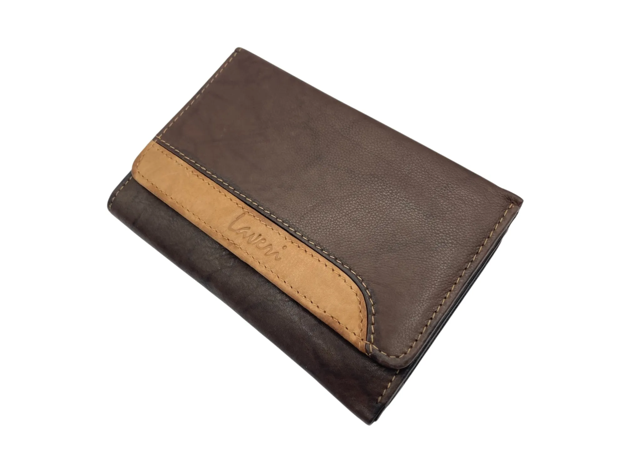 Ladies Wallet  Medium With Zipper, Trifold Wallet With Coin Pocket # 1681