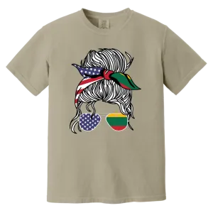 Laisve Freedom Woman - Men/Women Unisex Soft-Washed Comfort Cotton Short Sleeve T-Shirt