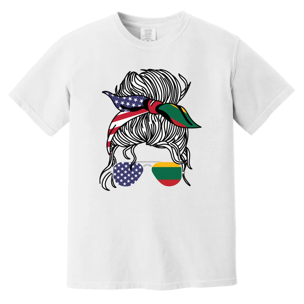 Laisve Freedom Woman - Men/Women Unisex Soft-Washed Comfort Cotton Short Sleeve T-Shirt